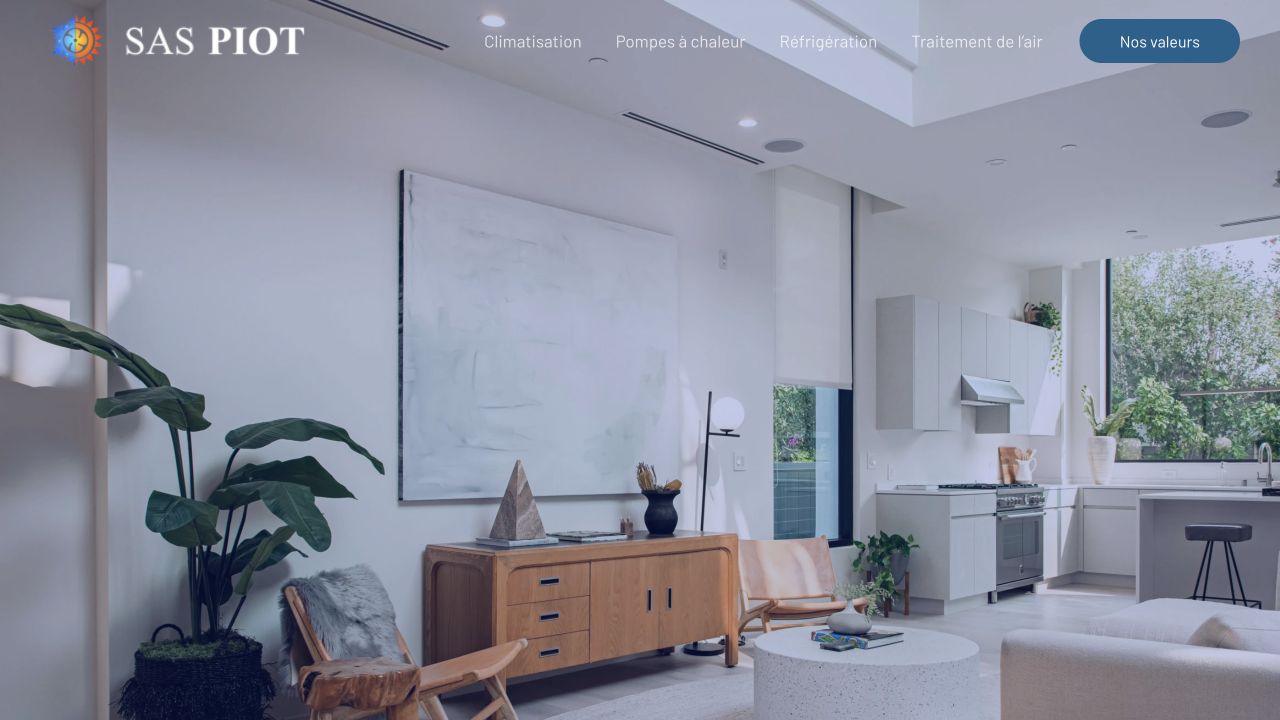 Capture du site de SAS Piot